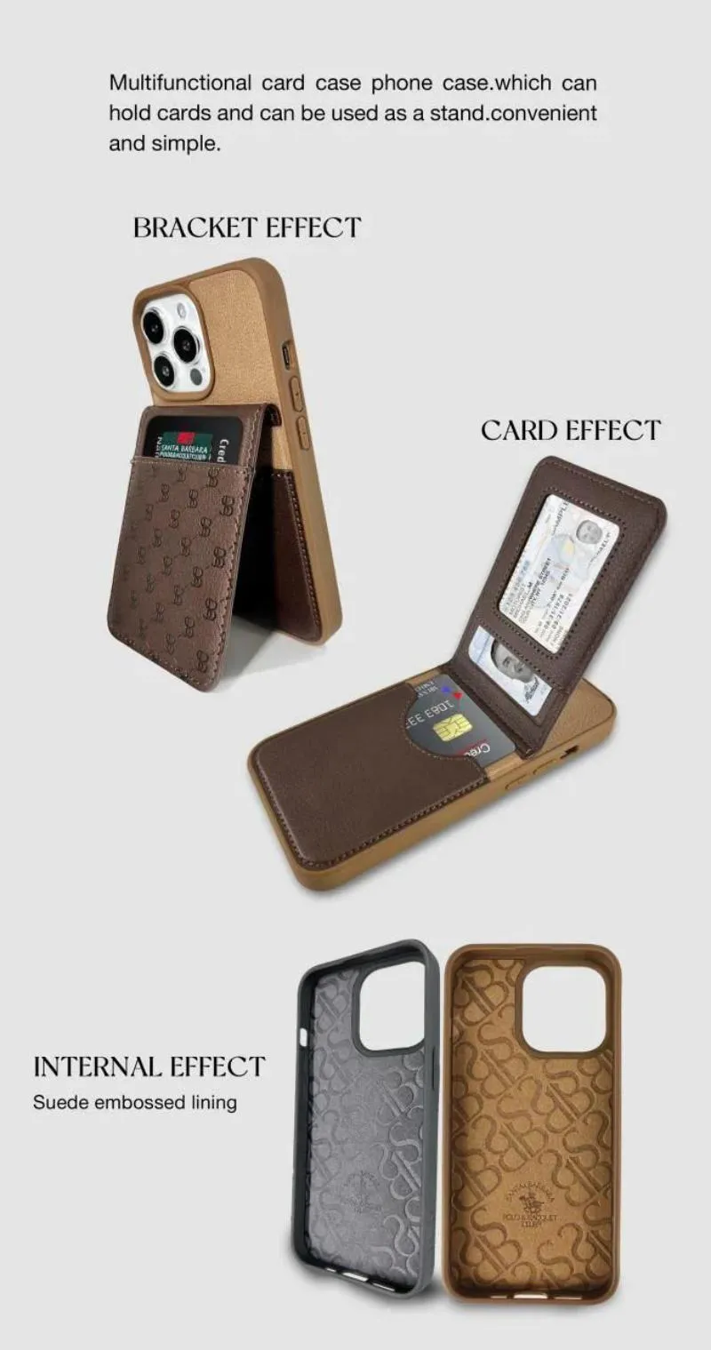 Santa Barbara Club Hulda Series Genuine Leather Case For Iphone 14 Pro Max (5)