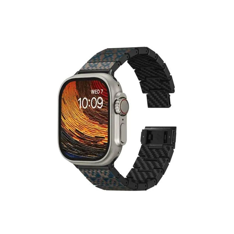 Pitaka Dreamland Chroma Carbon Watch Band Stairs For Iwatch 49 45 44mm 3.webp